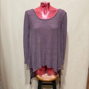 Women's Purple Long Sleeve Top